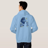 Fearless Wolf Hoodie (Schwarz voll)
