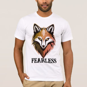 Fearless Wolf T - Shirt - Freefit Premium Cotton S
