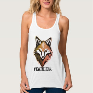 Fearless Wolf Women's Racerback Tank - Freefit Flo Top