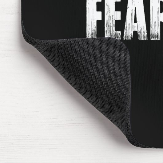 Fearless Workout Motivation Unternehmer Gym Fitne Mousepad (Ecke)