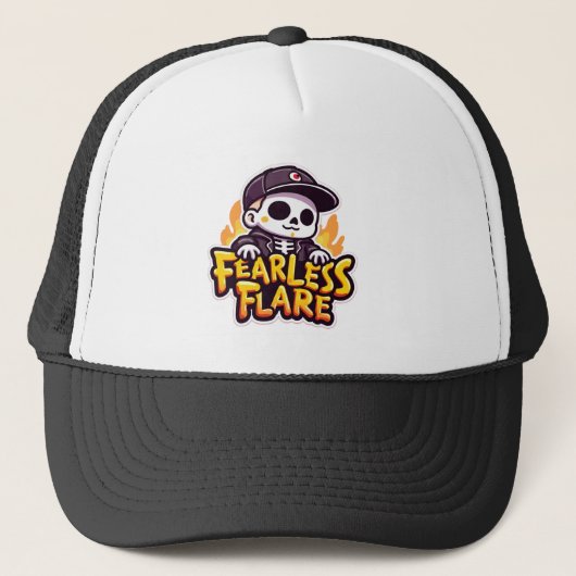 FearlessFlare Glost Truckerkappe (Vorderseite)