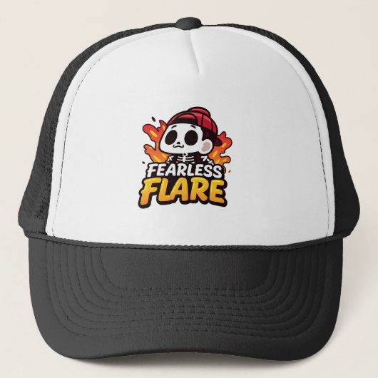 FearlessFlare Glost Truckerkappe (Vorderseite)