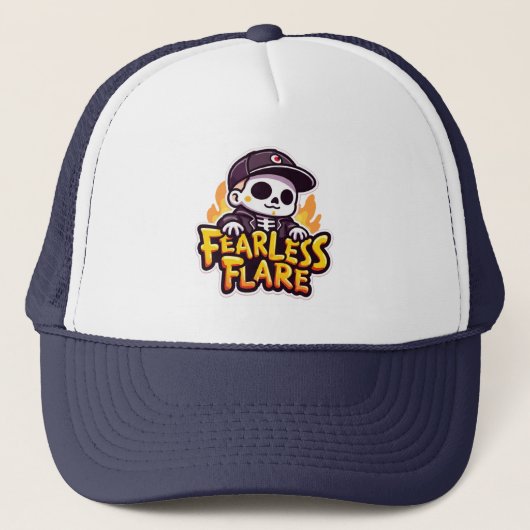 FearlessFlare Glost Truckerkappe (Vorderseite)