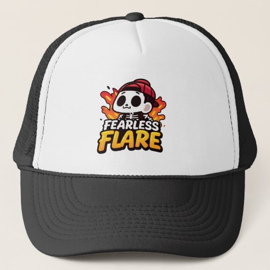 FearlessFlare Glost Truckerkappe (Vorderseite)