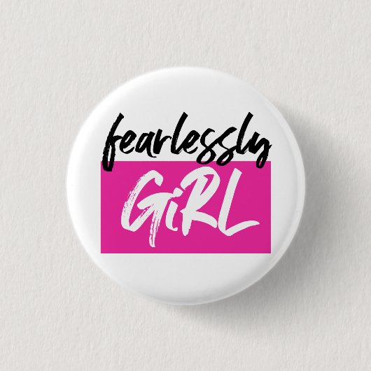 FearlesslyGiRL Logo Button (Vorderseite)