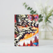 Fear's Ravager - Ken Gage Art Postkarte (Stehend Vorderseite)