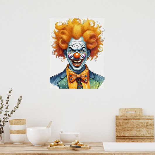 Fearsome Clown Poster (Küche)