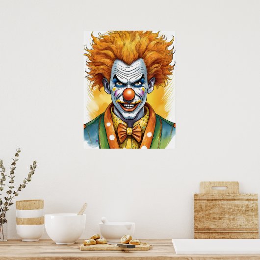 Fearsome Clown Poster (Küche)