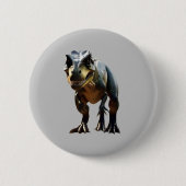 **"Fearsome Grin: The Smirking T-Rex"*** Button (Vorderseite)