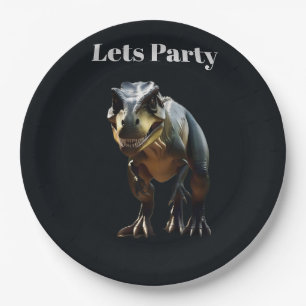 **"Fearsome Grin: The Smirking T-Rex"*** Pappteller