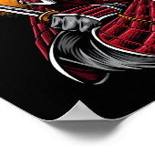 Fearsome Samurai Poster (Ecke)