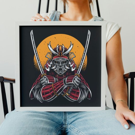 Fearsome Samurai Poster