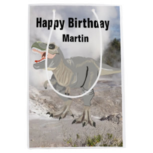 Fearsome Tyrannosaurus Medium Geschenktasche Mittlere Geschenktüte