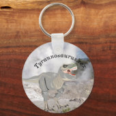 Fearsome Tyrannosaurus rex Schlüsselanhänger (Rückseite)