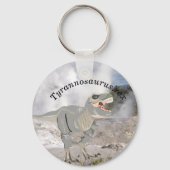 Fearsome Tyrannosaurus rex Schlüsselanhänger (Rückseite)