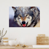 Fearsome Wolf Poster (Küche)