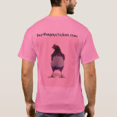 fearthegaychicken, bukawk…....... bukawk mmmmmm… T-Shirt (Rückseite)
