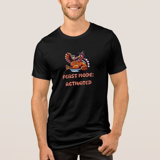 Feast Mode: aktiviert Tri-Blend Shirt (Vorderseite)
