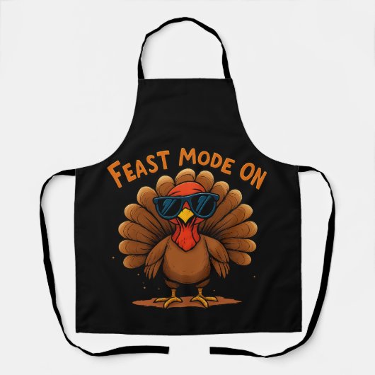 Feast Mode On Apron Schürze (Vorderseite)