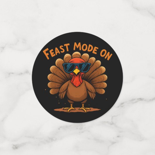 Feast Mode On Confetti Konfetti (Klein Vorderseite)