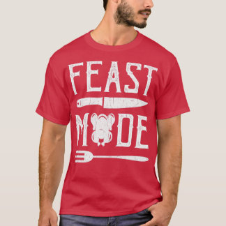 Feast Mode Truthahn Retro Vintage T-Shirt