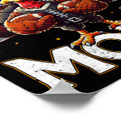 Feast Mode Turkey Vintage Football Thanksgiving Sh Poster (Ecke)