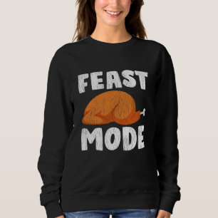 Feast-Modus an Familie Kinder passendes Erntedankf Sweatshirt