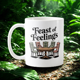 Feast of Feelings | Holiday Table Chaos Humor Kaffeetasse