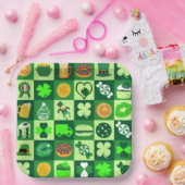 feast of saint patrick pattern paper Bowls Pappteller (Party)