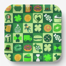 feast of saint patrick pattern  paper Bowls