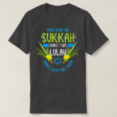 Feast of Tabernacles with Lulav and Etrog or Sukko T-Shirt (Design vorne)