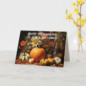 FEAST SON & FAMILY ERNTEDANK CARD KARTE (Gelbe Blume)