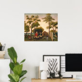 Feasting British Officer - GW Mark Fine Art Poster (Heimbüro)