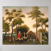 Feasting British Officer - GW Mark Fine Art Poster (Vorne)