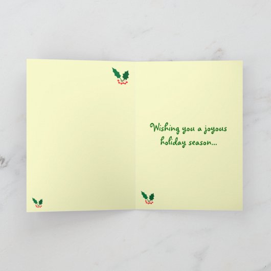 Feasting Chipmunk Weihnachten (Innenseite)