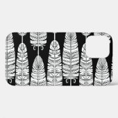 Feathboho: Schwarzweißmuster Case-Mate iPhone Hülle (Rückseite (Horizontal))