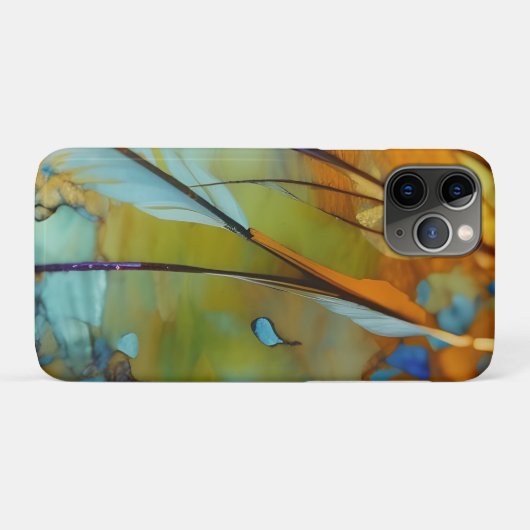 Feather Abstrakt AI Art Case-Mate iPhone Hülle (Rückseite (Horizontal))