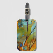 Feather Abstrakt AI Art Gepäckanhänger (Vorderseite Vertikal)
