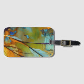 Feather Abstrakt AI Art Gepäckanhänger (Vorderseite (Horizontal))