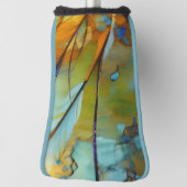 Feather Abstrakt AI Art Golf Headcover (Rotieren 90)