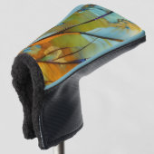 Feather Abstrakt AI Art Golf Headcover (3/4 Vorderseite)