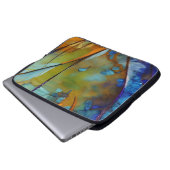 Feather Abstrakt AI Art Laptopschutzhülle (Vorne Knopf)