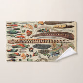 Feather Bird Wildlife Antique Feathers Badhandtuch Set (Handtuch)