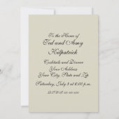 Feather Bird Wildlife Antique Feathers Einladung (Rückseite)