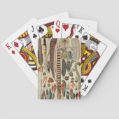 Feather Bird Wildlife Antique Feathers Spielkarten (Rückseite)