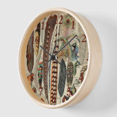 Feather Bird Wildlife Antique Feathers Uhr (Winkel)