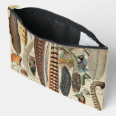 Feather Bird Wildlife Antique Feathers Zubehörtasche (Offen)