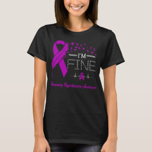 Feather Birds I'm Fine Lungenhypertension T-Shirt