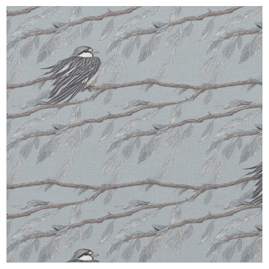 Feather-Blätter 2 Stoff (Nahaufnahme)