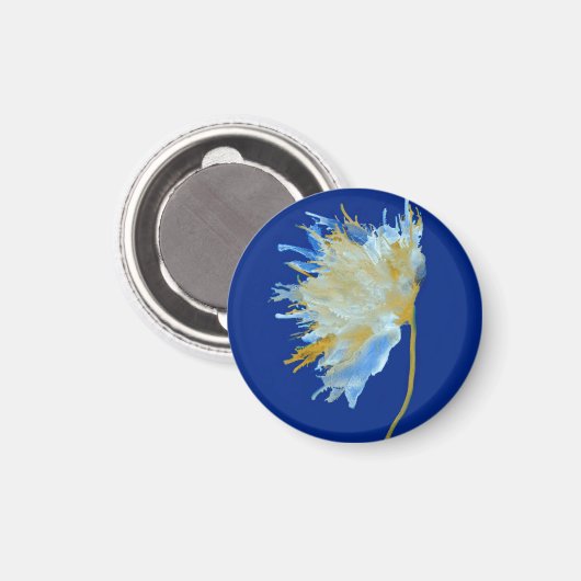 Feather Bloom Magnet (Vorderseite/Rückseite)